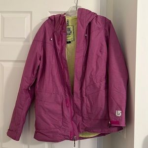 Burton ski / snowboard jacket - Womens Medium - Purple